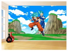 Papel De Parede Dragon Ball Goku Vegeta Anime 3,5M Dbz505