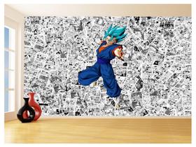 Papel De Parede Dragon Ball Goku Vegetto Anime 3,5M Dbz615