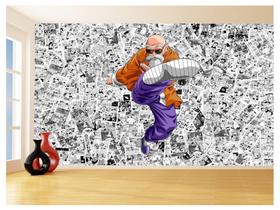 Papel De Parede Dragon Ball Mestre Kame Anime 3,5M Dbz623