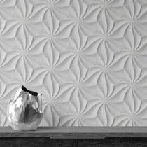 Papel De Parede Efeito Gesso 3D Geométrico Adesivo Autocolante Papel De Parede Efeito Gesso 3D Geométrico Adesivo Autocolante