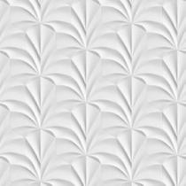 Papel De Parede Efeito Gesso 3D Geométrico Flor 6 6M