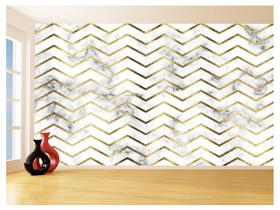 Papel De Parede Estilo Marmore Chevron Zig Zag 3,5M Mbr72