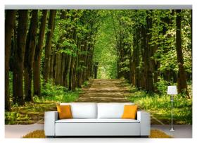 Papel De Parede Estrada Caminho Floresta 3D 6M² Nes101