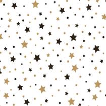 Papel de Parede Estrelas e Bolinhas para Quarto 57x270cm - Quartinhos