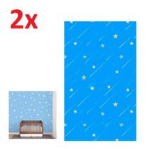 Papel de Parede Estrelas ul - Kit 2 Peças 45x5cm