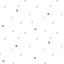 Papel de Parede Estrelinhas G78413 Azul e Vermelho Papel de Parede Estrelinhas G78413 Azul e Vermelho