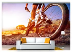 Papel De Parede Exercício Físico Bike Pedal 3D Aca01