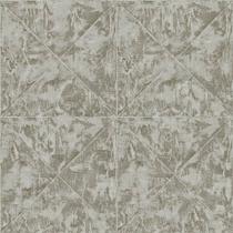 Papel de Parede EZ Benjamin Geométrico Cinza Prata GT1202 - Rolo: 10m x 0,53m