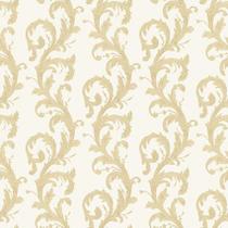 Papel de Parede Fiesta Modern Arabesco Dourado 533101