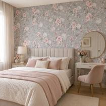 Papel de Parede Floral Delicado Elegante Sofisticado Papel de Parede Floral Delicado Elegante Sofisticado