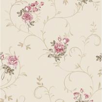 Papel De Parede Floral Flores Delicadas 3m Adesivo Lavável