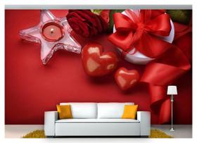 Papel De Parede Floral Flores Textura Sala 3D 3M² Xfl218 Papel De Parede Floral Flores Textura Sala 3D 3M² Xfl218