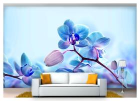 Papel De Parede Floral Flores Textura Sala 3D 3M² Xfl235 Papel De Parede Floral Flores Textura Sala 3D 3M² Xfl235