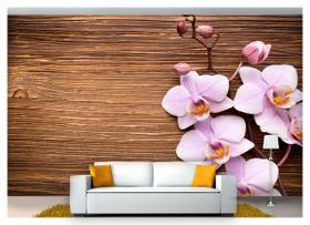 Papel De Parede Floral Flores Textura Sala 3D 3M² Xfl237 - Você Decora