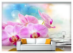 Papel De Parede Floral Flores Textura Sala 3D 3M² Xfl241