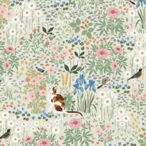 Papel de Parede Floral Heroad Verde-Claro Autoadesivo 44x200 cm Papel de Parede Floral Heroad Verde-Claro Autoadesivo 44x200 cm