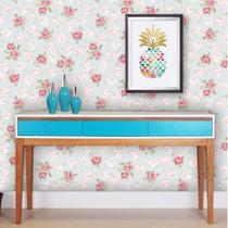 Papel de Parede Floral Romântico Papel de Parede Floral Romântico