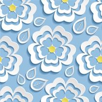 Papel de parede Flores em adesivo vinilico autocolante fosco