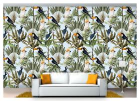 Papel De Parede Flores Floral Flor Natural 3D 7,50m² Nfl197 Papel De Parede Flores Floral Flor Natural 3D 7,50m² Nfl197