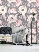 Papel de parede flores Grandes Papel de parede flores Grandes