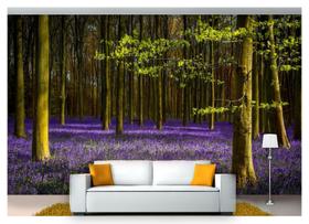 Papel De Parede Floresta Natureza Árvores 3D 3M² Xna161