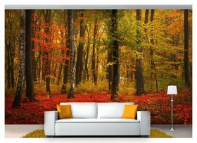 Papel De Parede Floresta Natureza Árvores 3D 3M² Xna178 Papel De Parede Floresta Natureza Árvores 3D 3M² Xna178