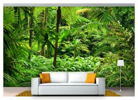 Papel De Parede Floresta Natureza Árvores 3D 3M² Xna205