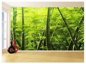 Papel De Parede Floresta Tropical Bambu Folha 3,5M Xna220