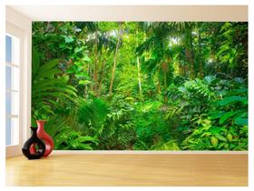 Papel De Parede Floresta Tropical Caminho Luz 3,5M Xna239