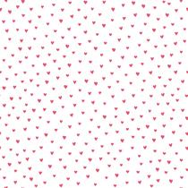 Papel de Parede Fofura Baby Corações Rosa Branco FF4023
