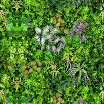 Papel de Parede Folhagens Jardim Vertical Autocolante Sala Balcão Escritório