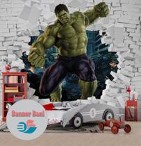Papel de Parede Foto Mural Infantil Personagem Hulk M² BN 483 - banner bani