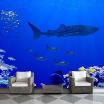 Papel de Parede Fundo do Mar Natureza Peixes Sala Painel - 128pcp Papel de Parede Fundo do Mar Natureza Peixes Sala Painel - 128pcp