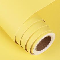 Papel de parede FunStick amarelo brilhante autoadesivo 30cm x 5m