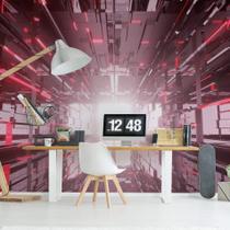 Papel de Parede Gamer Scifi Painel 3D Video Game 6 rolos 9m² Papel de Parede Gamer Scifi Painel 3D Video Game 6 rolos 9m²