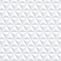 Papel De Parede Geométrico 3d Losangos Claros - 3,30x0,50m Papel De Parede Geométrico 3d Losangos Claros - 3,30x0,50m