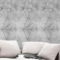 Papel De Parede Geométrico Cimento Queimado Sala Quarto 3m A