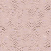 Papel De Parede Geométrico Leque Cobre E Rosê - 3,00x0,50m Papel De Parede Geométrico Leque Cobre E Rosê - 3,00x0,50m