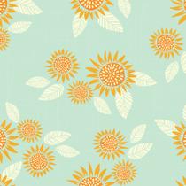 Papel de Parede Girassol Minimalista 57x270cm