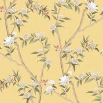 Papel de Parede Hana Floral Amarelo 19003