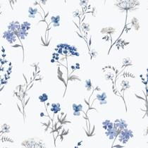 Papel de Parede Hana Floral Azul 19011