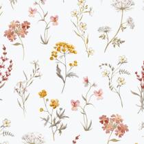 Papel de Parede Hana Floral Vermelho 19013