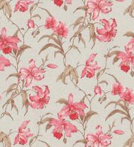 Papel De Parede Harmonia 9115 Floral Rosa Cinza Boradecor