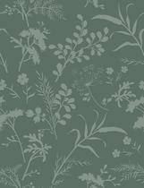Papel de Parede Heroad Boho Floral Verde Sálvia 44x200 cm Vinílico Papel de Parede Heroad Boho Floral Verde Sálvia 44x200 cm Vinílico