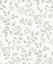 Papel De Parede Icon Folhagem Cinza Ic3006 Papel De Parede Icon Folhagem Cinza Ic3006