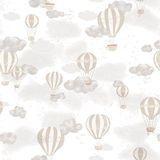 Papel de parede infantil bobinex sonhos - balão bege ref 4245