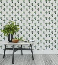 Papel De Parede Infantil Com Lindos Cactos