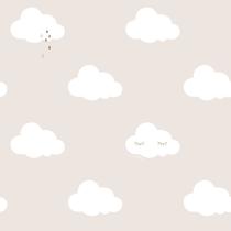 Papel de Parede Infantil de nuvens FOFURA Baby FF4015.