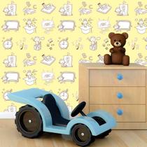 Papel de Parede Infantil Desenhos Escolares, Alfabeto e Números Papel de Parede Infantil Desenhos Escolares, Alfabeto e Números