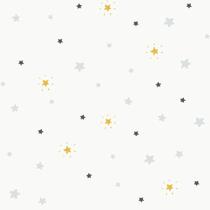 Papel de Parede Infantil estrelas cores Fofura Baby FF4039.
